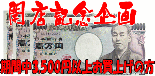 現金一万円プレゼント
