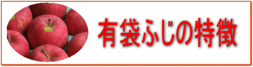 有袋ふじの特徴